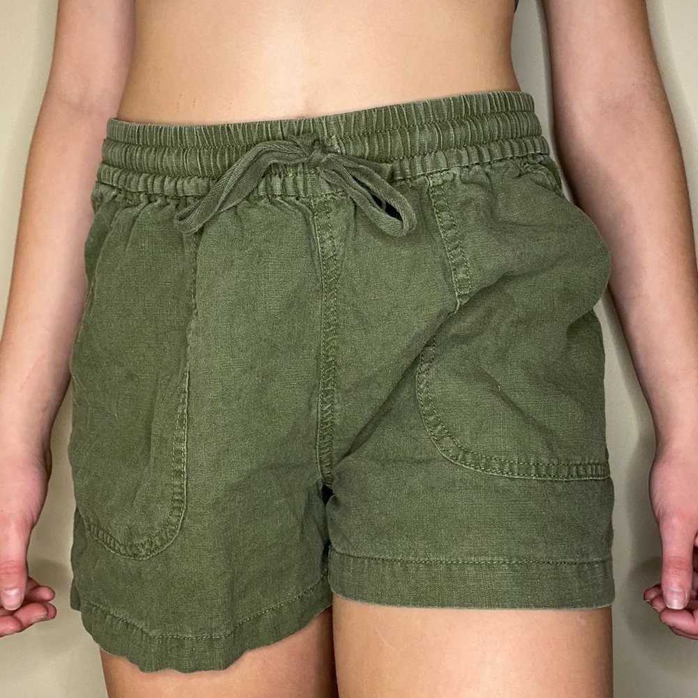 Green shorts
